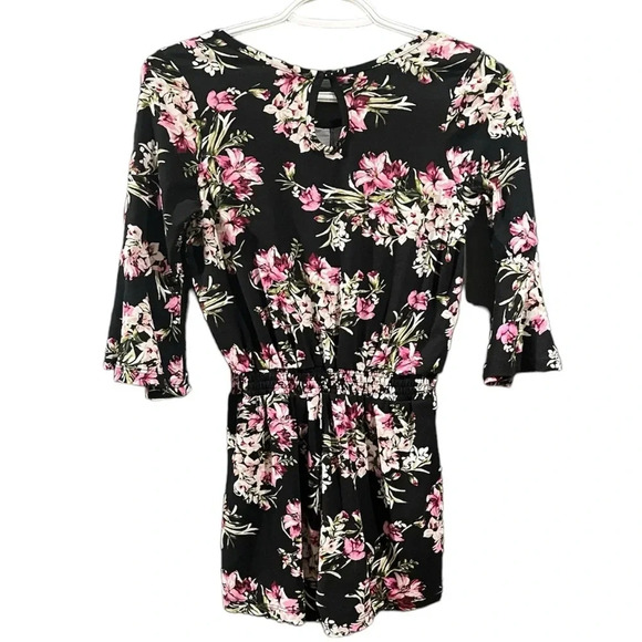 3/4 sleeve floral jumper size 14-16 by Lulu Luv - Picture 2 of 6